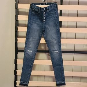 High waisted jegging